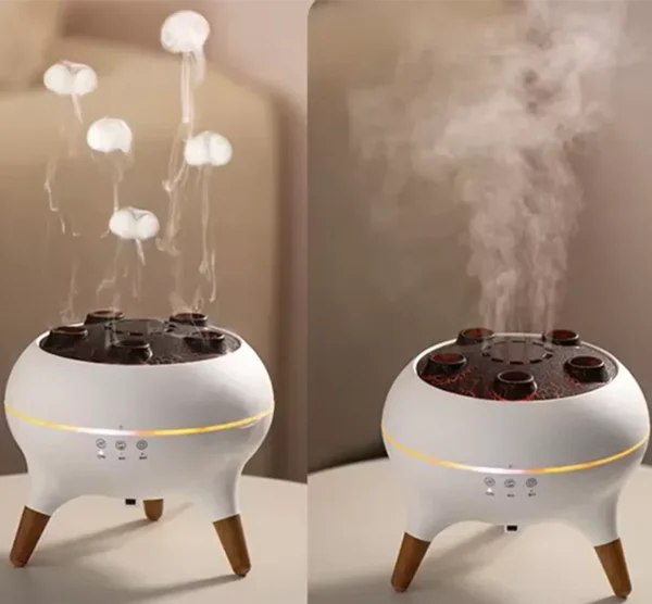 Dynamic Jellyfish Air Humidifier 250ml Essential Oil Diffuser - Humidifier With 7 Colorful Night Lights & Remote Control - Image 2