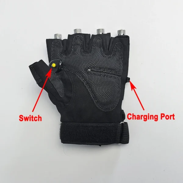 LED Laser Gloves for DJs, clubs, parties, weddings, festivals, and shows. LED Laser Gloves with rechargeable battery. - Image 6