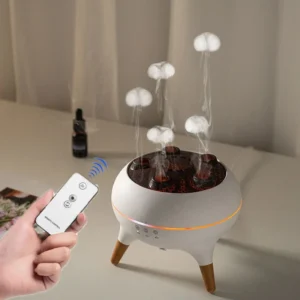 Dynamic Jellyfish Air Humidifier 250ml Essential Oil Diffuser - Humidifier With 7 Colorful Night Lights & Remote Control