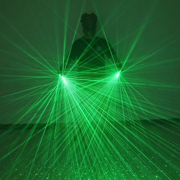 LED Laser Gloves for DJs, clubs, parties, weddings, festivals, and shows. LED Laser Gloves with rechargeable battery. - Image 2