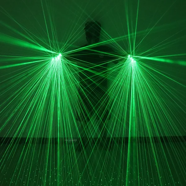 LED Laser Gloves for DJs, clubs, parties, weddings, festivals, and shows. LED Laser Gloves with rechargeable battery. - Image 4