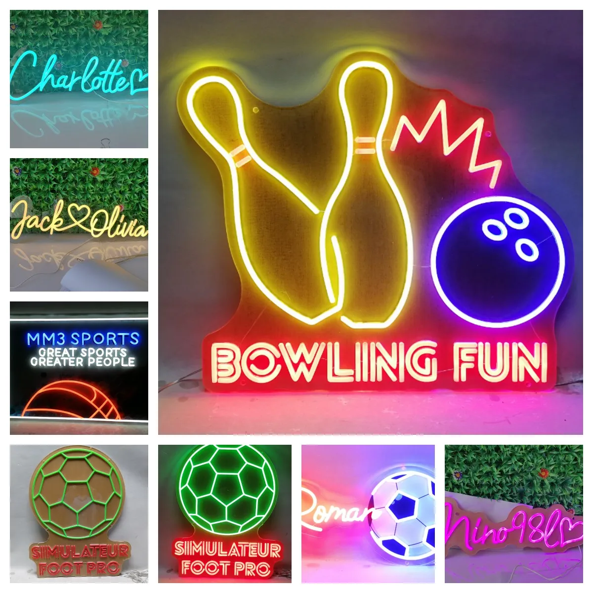 Custom Neon Sign Led Lights Personalized Name Letter Pattern Room Decoration For Wedding - Birthday - Party - Image 4