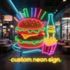 Custom Neon Sign Led Lights Personalized Name Letter Pattern Room Decoration For Wedding - Birthday - Party