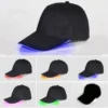 Colorful LED Luminous Baseball Caps Neon Light Up Casual Sports - LED Light Up Baseball Cap for Music Festivals
