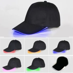 Colorful LED Luminous Baseball Caps Neon Light Up Casual Sports - LED Light Up Baseball Cap for Music Festivals